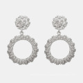 The Manufacturer Is Stocking a New Crop of Fashionable Earrings with Geometric Alloy Lacquered and Plated Earrings